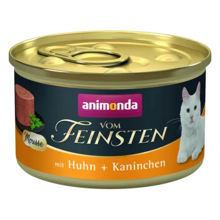 ANIMONDA Vom Feinsten Cat Mousse kurczak, królik 85g